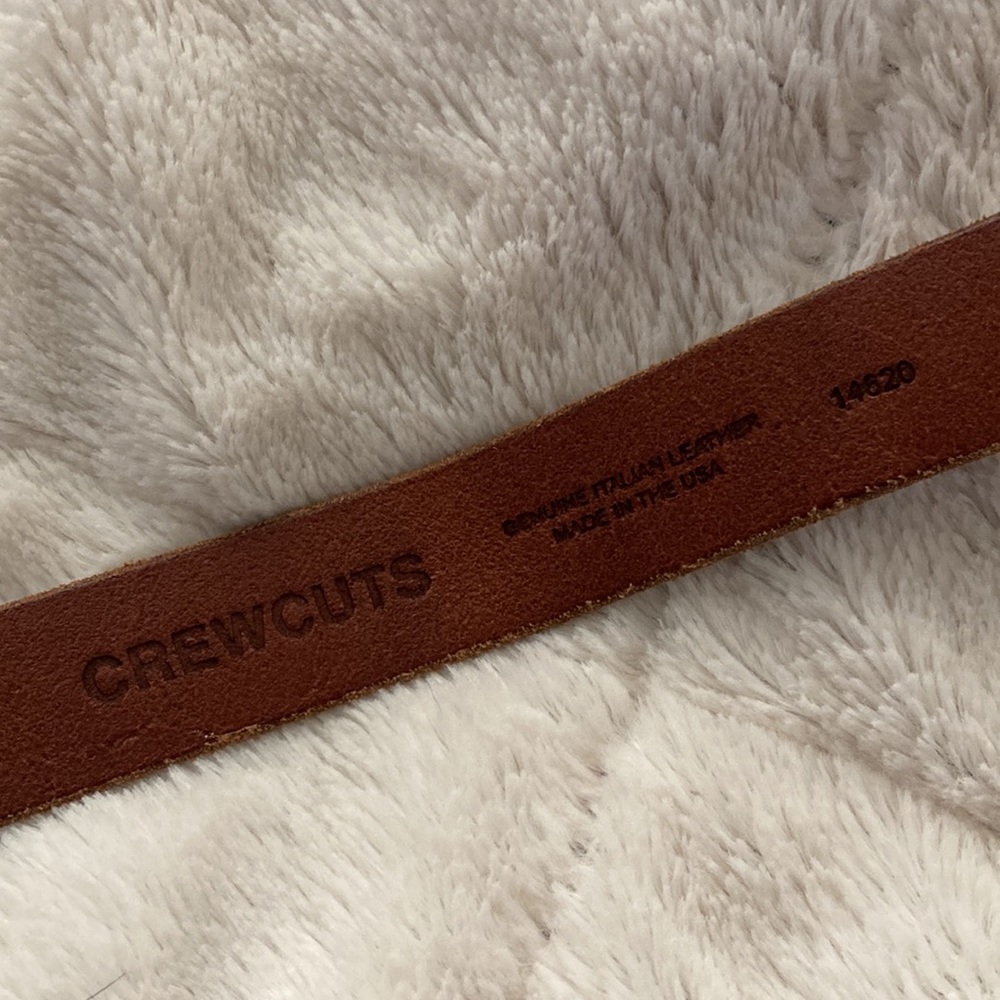Lobster claw leather belt - Picture 6 of 7